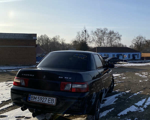 Черный ВАЗ 2110, объемом двигателя 1.6 л и пробегом 220 тыс. км за 2650 $, фото 1 на Automoto.ua