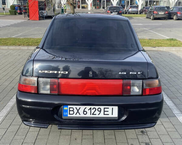 Черный ВАЗ 2110, объемом двигателя 1.6 л и пробегом 48 тыс. км за 2099 $, фото 3 на Automoto.ua