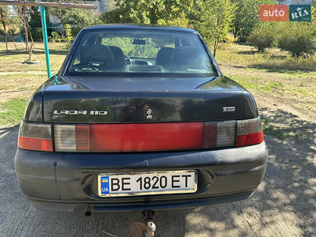 Чорний ВАЗ 2110, об'ємом двигуна 1.6 л та пробігом 84 тис. км за 2500 $, фото 2 на Automoto.ua
