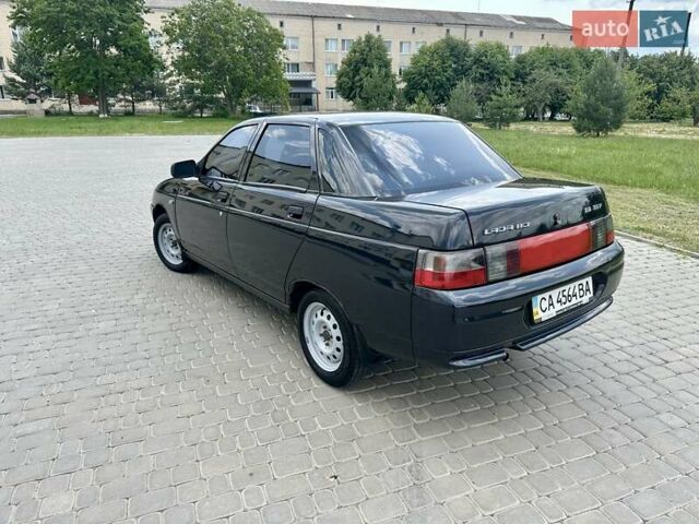 Черный ВАЗ 2110, объемом двигателя 1.6 л и пробегом 75 тыс. км за 3647 $, фото 2 на Automoto.ua