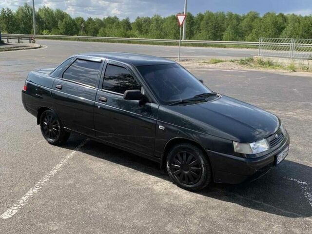 Черный ВАЗ 2110, объемом двигателя 1.6 л и пробегом 245 тыс. км за 2300 $, фото 1 на Automoto.ua