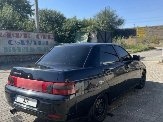 Черный ВАЗ 2110, объемом двигателя 1.6 л и пробегом 190 тыс. км за 2300 $, фото 2 на Automoto.ua