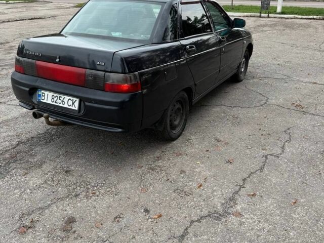 Черный ВАЗ 2110, объемом двигателя 1.6 л и пробегом 200 тыс. км за 2000 $, фото 2 на Automoto.ua