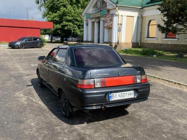 Черный ВАЗ 2110, объемом двигателя 1.6 л и пробегом 245 тыс. км за 2300 $, фото 2 на Automoto.ua