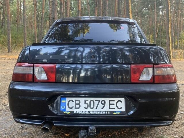 Черный ВАЗ 2110, объемом двигателя 1.6 л и пробегом 160 тыс. км за 2500 $, фото 4 на Automoto.ua