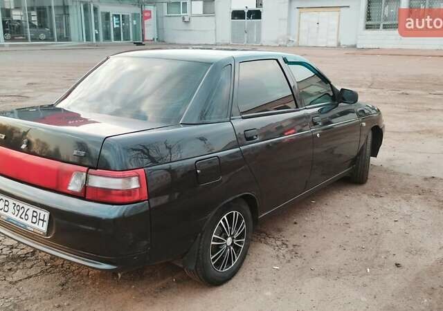 Чорний ВАЗ 2110, об'ємом двигуна 1.6 л та пробігом 180 тис. км за 1600 $, фото 3 на Automoto.ua