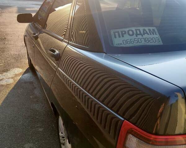 Черный ВАЗ 2110, объемом двигателя 1.6 л и пробегом 191 тыс. км за 3300 $, фото 7 на Automoto.ua