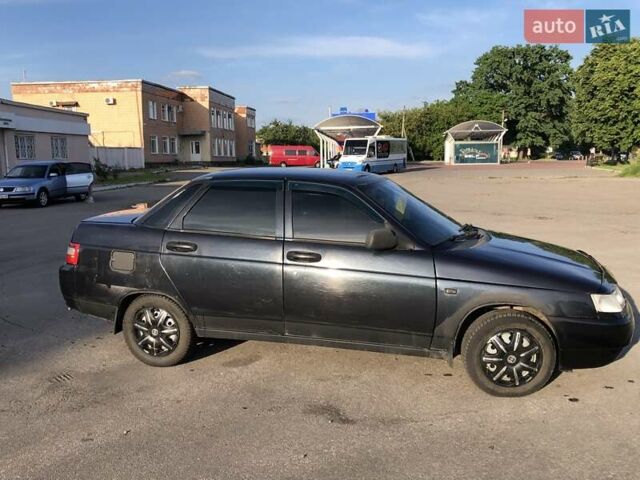 Черный ВАЗ 2110, объемом двигателя 1.6 л и пробегом 200 тыс. км за 2900 $, фото 3 на Automoto.ua