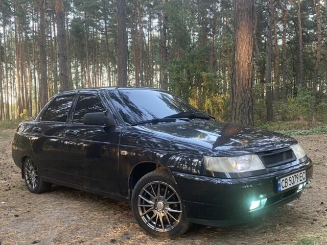 Черный ВАЗ 2110, объемом двигателя 1.6 л и пробегом 160 тыс. км за 2500 $, фото 2 на Automoto.ua