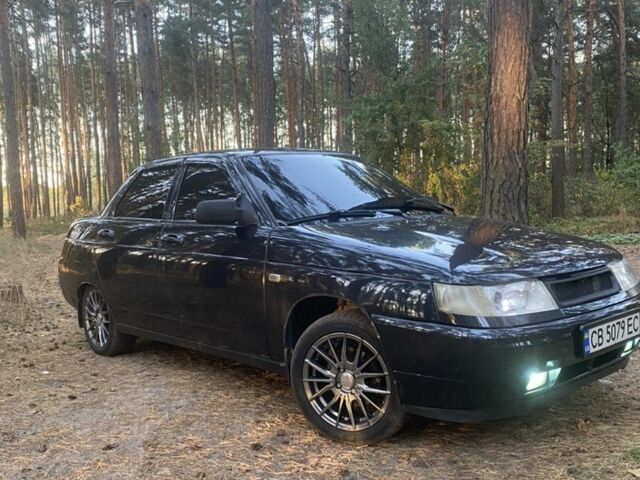 Черный ВАЗ 2110, объемом двигателя 1.6 л и пробегом 160 тыс. км за 2500 $, фото 7 на Automoto.ua