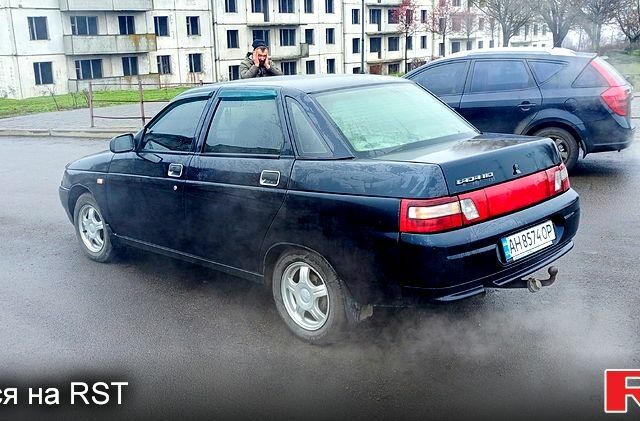 Черный ВАЗ 2110, объемом двигателя 1.6 л и пробегом 120 тыс. км за 2500 $, фото 1 на Automoto.ua