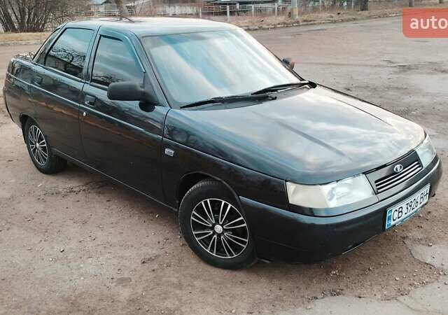 Чорний ВАЗ 2110, об'ємом двигуна 1.6 л та пробігом 180 тис. км за 1600 $, фото 2 на Automoto.ua