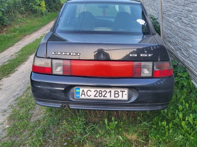 Черный ВАЗ 2110, объемом двигателя 1 л и пробегом 138 тыс. км за 1700 $, фото 1 на Automoto.ua