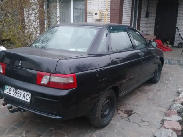 Черный ВАЗ 2110, объемом двигателя 1.6 л и пробегом 200 тыс. км за 1074 $, фото 3 на Automoto.ua