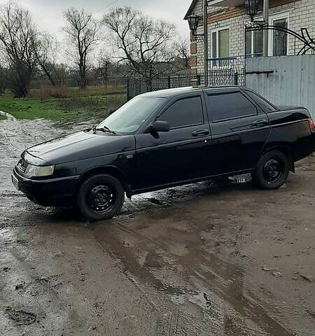 Чорний ВАЗ 2110, об'ємом двигуна 1.6 л та пробігом 208 тис. км за 3700 $, фото 1 на Automoto.ua