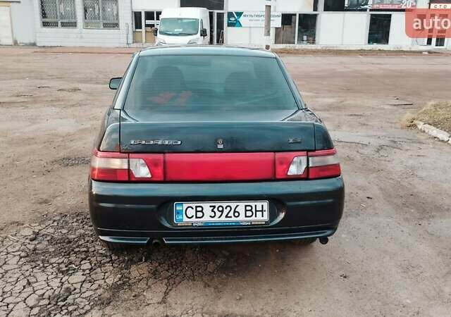 Чорний ВАЗ 2110, об'ємом двигуна 1.6 л та пробігом 180 тис. км за 1600 $, фото 4 на Automoto.ua