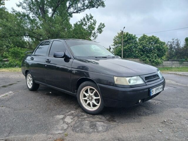 Чорний ВАЗ 2110, об'ємом двигуна 1.6 л та пробігом 220 тис. км за 2500 $, фото 1 на Automoto.ua
