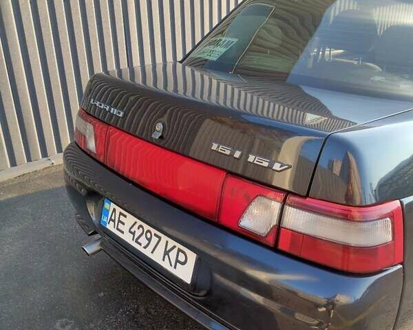 Черный ВАЗ 2110, объемом двигателя 1.6 л и пробегом 191 тыс. км за 3300 $, фото 6 на Automoto.ua