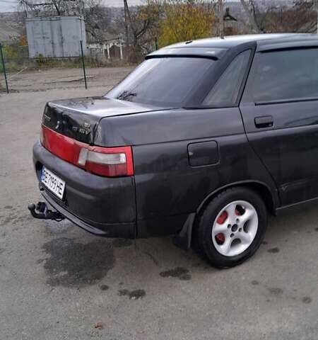 Черный ВАЗ 2110, объемом двигателя 1.62 л и пробегом 194 тыс. км за 2000 $, фото 3 на Automoto.ua