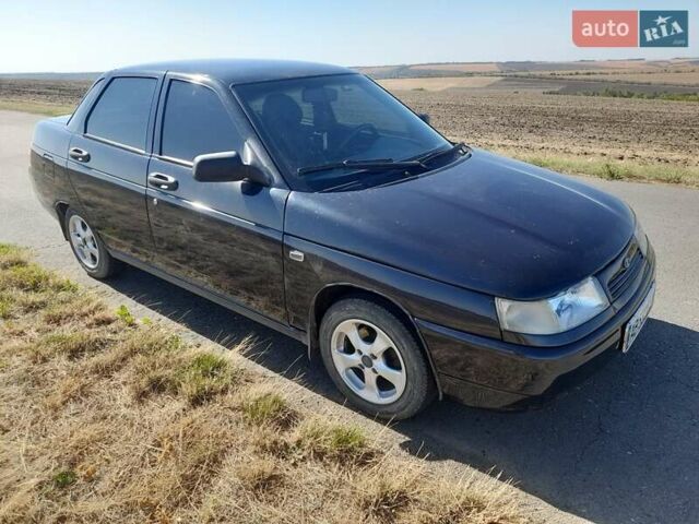 Черный ВАЗ 2110, объемом двигателя 1.6 л и пробегом 124 тыс. км за 3500 $, фото 2 на Automoto.ua