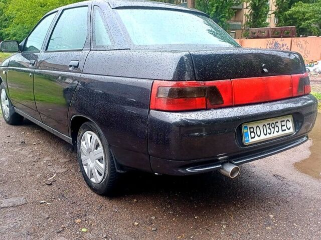 Черный ВАЗ 2110, объемом двигателя 1.6 л и пробегом 195 тыс. км за 2700 $, фото 3 на Automoto.ua