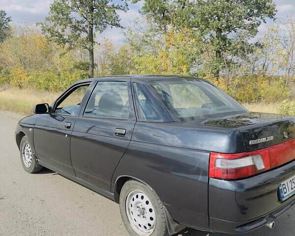 Черный ВАЗ 2110, объемом двигателя 1.6 л и пробегом 56 тыс. км за 4399 $, фото 2 на Automoto.ua