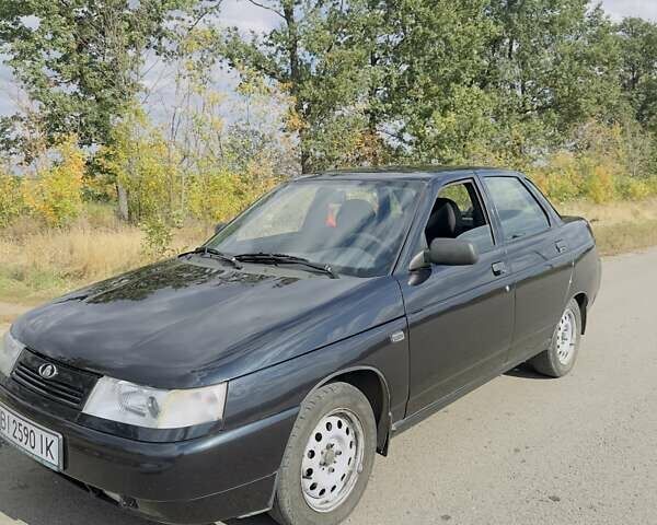Черный ВАЗ 2110, объемом двигателя 1.6 л и пробегом 56 тыс. км за 4399 $, фото 1 на Automoto.ua