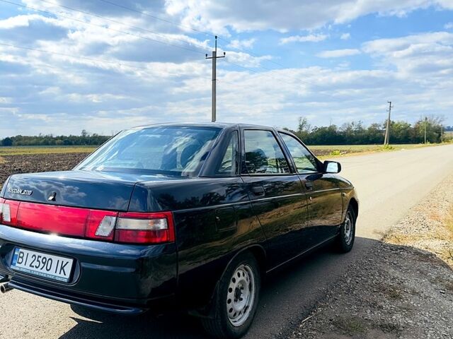 Черный ВАЗ 2110, объемом двигателя 1.6 л и пробегом 56 тыс. км за 4399 $, фото 3 на Automoto.ua