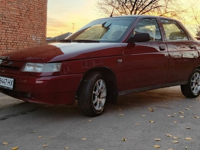 Красный ВАЗ 2110, объемом двигателя 1.5 л и пробегом 999 тыс. км за 1850 $, фото 1 на Automoto.ua