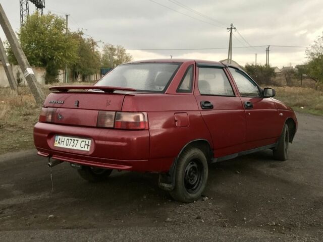 Красный ВАЗ 2110, объемом двигателя 1.5 л и пробегом 215 тыс. км за 1100 $, фото 4 на Automoto.ua
