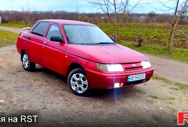 Красный ВАЗ 2110, объемом двигателя 1.6 л и пробегом 350 тыс. км за 1250 $, фото 6 на Automoto.ua