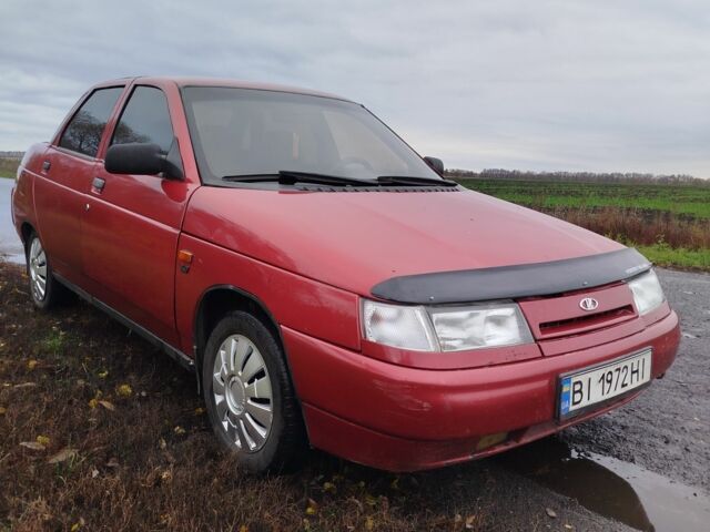 Красный ВАЗ 2110, объемом двигателя 1.5 л и пробегом 200 тыс. км за 1600 $, фото 3 на Automoto.ua