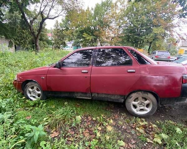Красный ВАЗ 2110, объемом двигателя 1.6 л и пробегом 150 тыс. км за 650 $, фото 3 на Automoto.ua