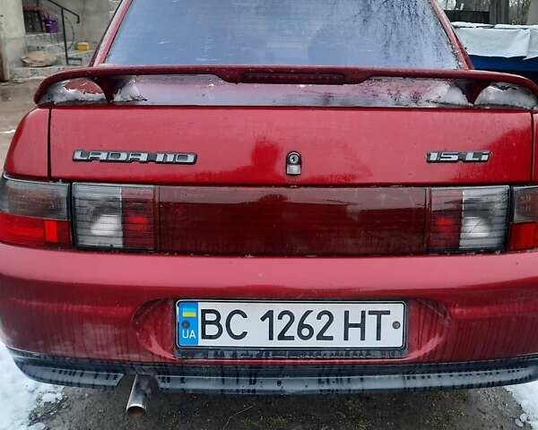 Червоний ВАЗ 2110, об'ємом двигуна 1.46 л та пробігом 140 тис. км за 1550 $, фото 5 на Automoto.ua