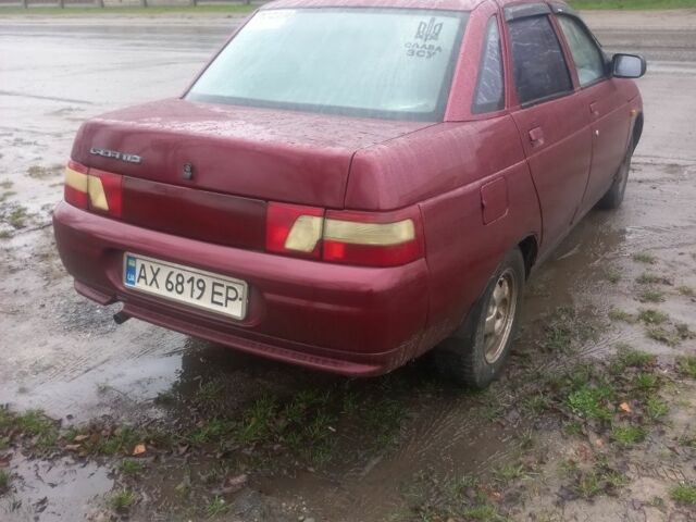 Красный ВАЗ 2110, объемом двигателя 1.5 л и пробегом 350 тыс. км за 2126 $, фото 3 на Automoto.ua