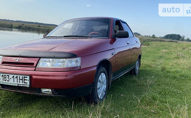 Червоний ВАЗ 2110, об'ємом двигуна 1.5 л та пробігом 195 тис. км за 1999 $, фото 3 на Automoto.ua