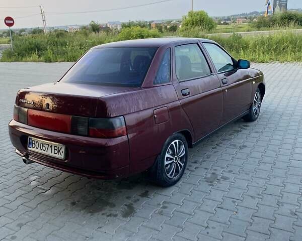 Красный ВАЗ 2110, объемом двигателя 1.6 л и пробегом 220 тыс. км за 1450 $, фото 2 на Automoto.ua