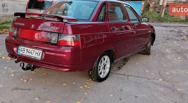 Красный ВАЗ 2110, объемом двигателя 1.5 л и пробегом 100 тыс. км за 1650 $, фото 4 на Automoto.ua
