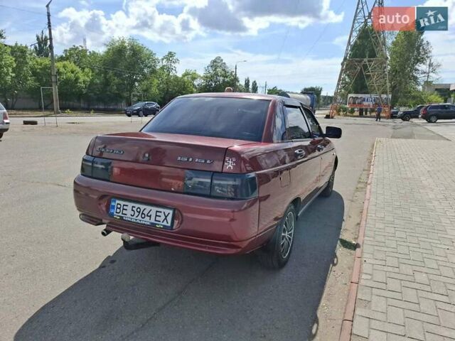 Червоний ВАЗ 2110, об'ємом двигуна 1.6 л та пробігом 202 тис. км за 2999 $, фото 7 на Automoto.ua