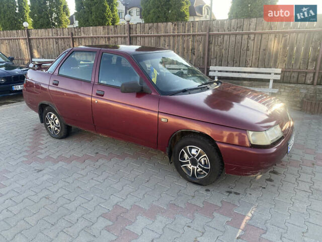 Красный ВАЗ 2110, объемом двигателя 1.5 л и пробегом 166 тыс. км за 950 $, фото 1 на Automoto.ua