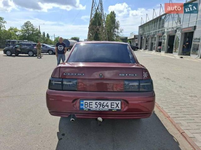 Червоний ВАЗ 2110, об'ємом двигуна 1.6 л та пробігом 202 тис. км за 2999 $, фото 8 на Automoto.ua