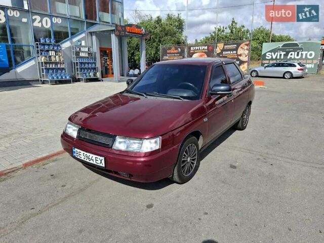 Красный ВАЗ 2110, объемом двигателя 1.6 л и пробегом 202 тыс. км за 2999 $, фото 12 на Automoto.ua