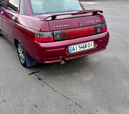 Красный ВАЗ 2110, объемом двигателя 1.5 л и пробегом 316 тыс. км за 1500 $, фото 3 на Automoto.ua