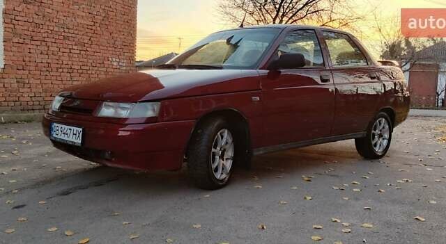 Красный ВАЗ 2110, объемом двигателя 1.5 л и пробегом 100 тыс. км за 1650 $, фото 1 на Automoto.ua