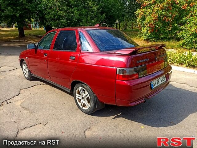 Красный ВАЗ 2110, объемом двигателя 1.5 л и пробегом 200 тыс. км за 1850 $, фото 6 на Automoto.ua