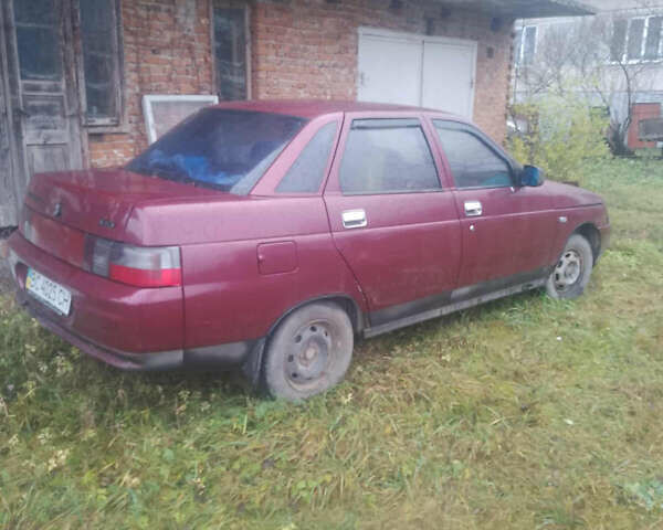 Червоний ВАЗ 2110, об'ємом двигуна 1.6 л та пробігом 200 тис. км за 1000 $, фото 2 на Automoto.ua