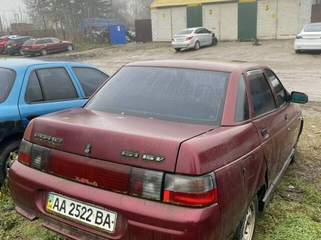 Красный ВАЗ 2110, объемом двигателя 1.6 л и пробегом 200 тыс. км за 800 $, фото 2 на Automoto.ua