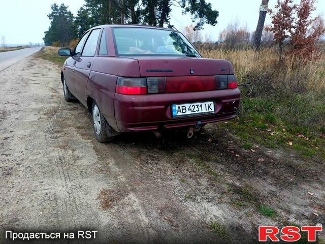 Красный ВАЗ 2110, объемом двигателя 1.6 л и пробегом 281 тыс. км за 1500 $, фото 3 на Automoto.ua