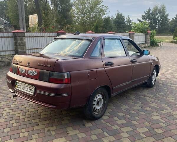 Красный ВАЗ 2110, объемом двигателя 1.6 л и пробегом 231 тыс. км за 1400 $, фото 1 на Automoto.ua