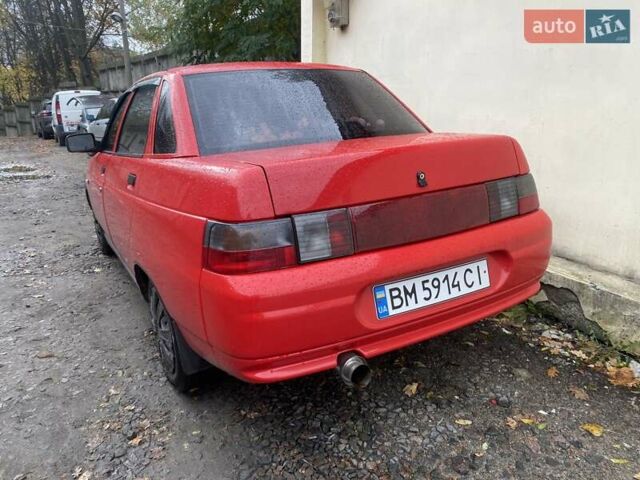 Красный ВАЗ 2110, объемом двигателя 1.6 л и пробегом 187 тыс. км за 2500 $, фото 4 на Automoto.ua